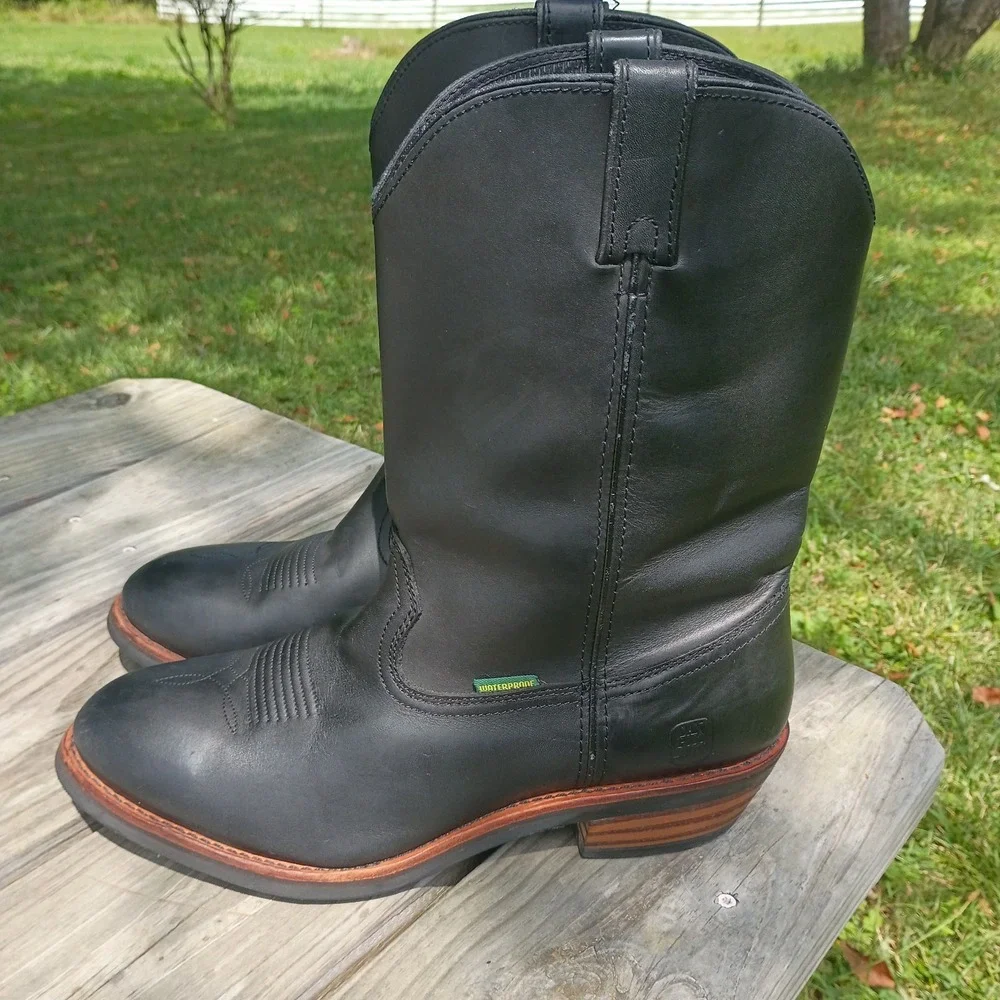 Dan Post Men's Albuquerque Waterproof Leather Western Boot Size 13 Extra Wide